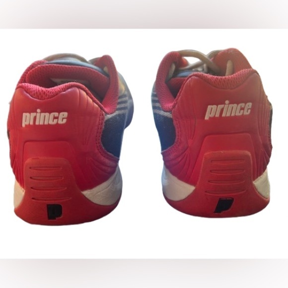 Prince T22 Lite Mens Size 7 Black White Red. - Picture 6 of 7